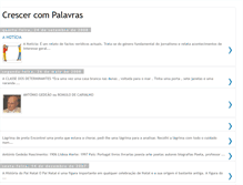 Tablet Screenshot of crescercompalavras.blogspot.com