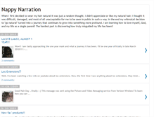 Tablet Screenshot of nappynarration.blogspot.com