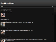 Tablet Screenshot of beckham-news.blogspot.com