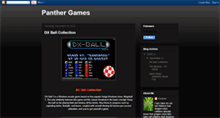 Desktop Screenshot of panthergames.blogspot.com