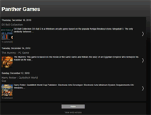 Tablet Screenshot of panthergames.blogspot.com