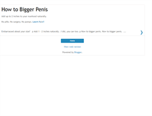 Tablet Screenshot of how-to-bigger-penis.blogspot.com