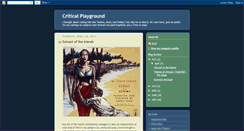 Desktop Screenshot of criticalplayground.blogspot.com