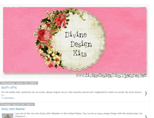 Tablet Screenshot of divinedesignkits.blogspot.com