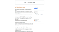 Desktop Screenshot of kainspandek.blogspot.com