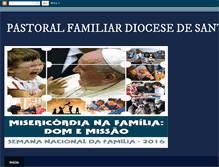 Tablet Screenshot of pastoralfamiliardiocesedesantos.blogspot.com