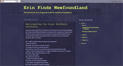 Desktop Screenshot of erinfindsnewfoundland.blogspot.com