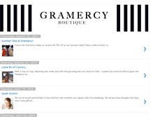 Tablet Screenshot of gramercyboutique.blogspot.com