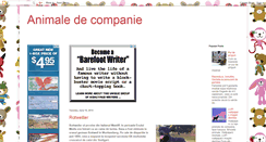 Desktop Screenshot of animale-companie.blogspot.com