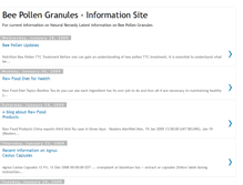 Tablet Screenshot of bee-pollen-granules-blog-zone.blogspot.com