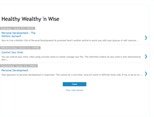 Tablet Screenshot of healthe-wealthe-n-wise.blogspot.com