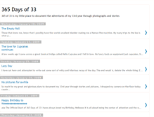 Tablet Screenshot of 365daysof33.blogspot.com