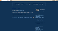 Desktop Screenshot of progpub.blogspot.com