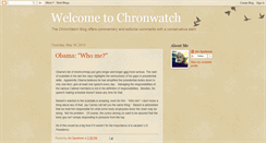 Desktop Screenshot of chronwatch-america.blogspot.com