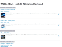 Tablet Screenshot of imobile-news.blogspot.com