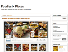 Tablet Screenshot of foodiesnplaces.blogspot.com