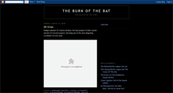 Desktop Screenshot of burnofthebat.blogspot.com