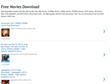 Tablet Screenshot of freemoviesdownloadzone.blogspot.com