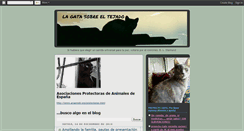 Desktop Screenshot of lagatasobreltejadoazul.blogspot.com