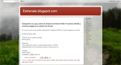 Desktop Screenshot of estrenate.blogspot.com