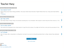 Tablet Screenshot of myteacherhany.blogspot.com