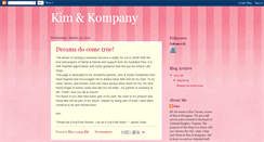 Desktop Screenshot of kimandkompany.blogspot.com