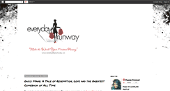 Desktop Screenshot of everydayrunway365.blogspot.com