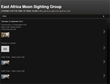 Tablet Screenshot of eastafricamoonsighting.blogspot.com