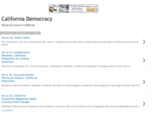 Tablet Screenshot of californiademocracy.blogspot.com