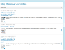 Tablet Screenshot of medicinaunimontes.blogspot.com