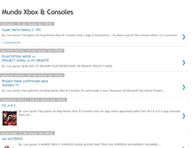 Tablet Screenshot of mundoxboxeconsoles.blogspot.com