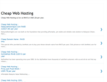 Tablet Screenshot of hosting4budget.blogspot.com