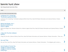 Tablet Screenshot of bonniehuntshowsave.blogspot.com