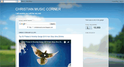 Desktop Screenshot of christianmusiccorner.blogspot.com