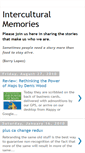 Mobile Screenshot of interculturalmemories.blogspot.com