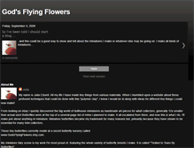 Tablet Screenshot of godsflyingflowers.blogspot.com