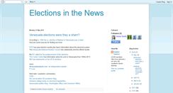 Desktop Screenshot of electionsinthenews.blogspot.com