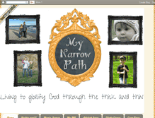 Tablet Screenshot of my-narrow-path.blogspot.com