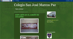 Desktop Screenshot of colegiosanjosempaz.blogspot.com