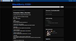 Desktop Screenshot of blackberry8350i.blogspot.com