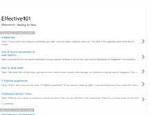 Tablet Screenshot of effective101.blogspot.com