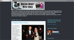 Desktop Screenshot of makingmoneywithvideo.blogspot.com