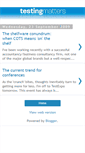 Mobile Screenshot of becausetestingmatters.blogspot.com