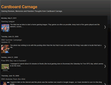 Tablet Screenshot of cardboardcarnage.blogspot.com