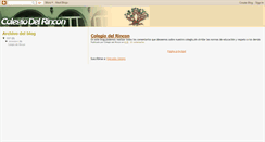 Desktop Screenshot of colegiodelrincon.blogspot.com