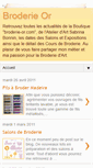 Mobile Screenshot of broderie-or.blogspot.com