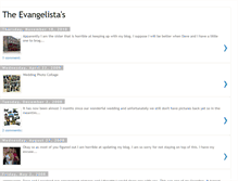 Tablet Screenshot of evangelistastobe.blogspot.com