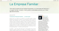 Desktop Screenshot of laempresafamiliar.blogspot.com