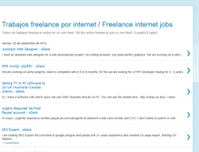 Tablet Screenshot of freelanceporinternet.blogspot.com