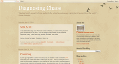 Desktop Screenshot of diagnosingchaos.blogspot.com